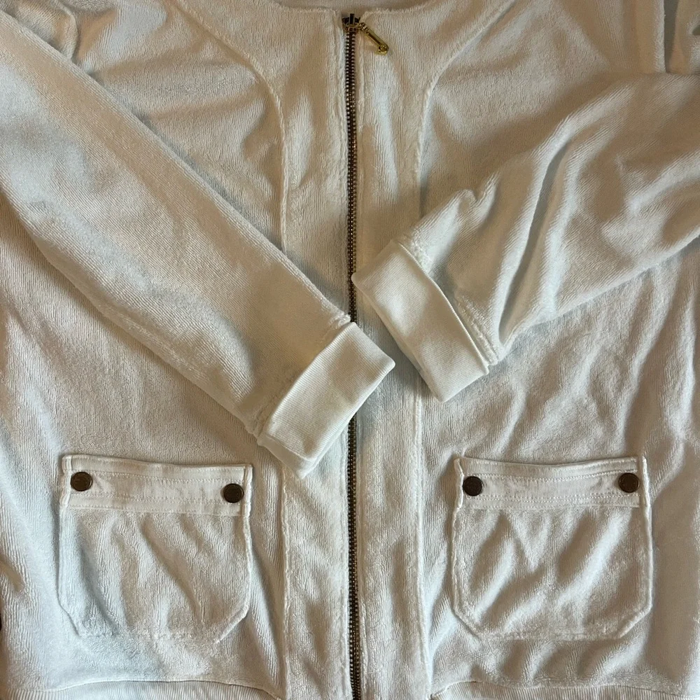 Y2K Juicy Couture White Jacket Vintage - Picture 2 of 3